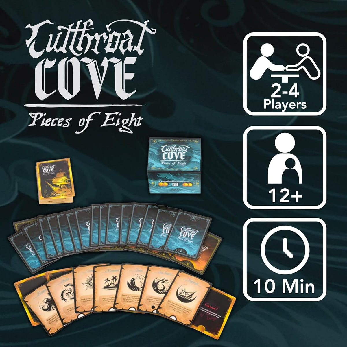 Cutthroat Cove Pieces of Eight Card Game