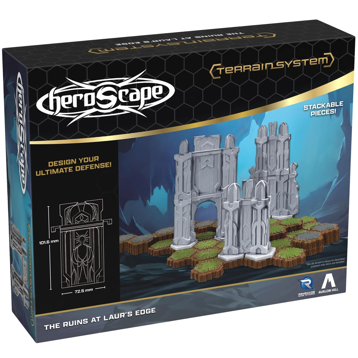 Heroscape The Ruins at Laurs Edge Terrain Expansion Board Game by Renegade Studio 1