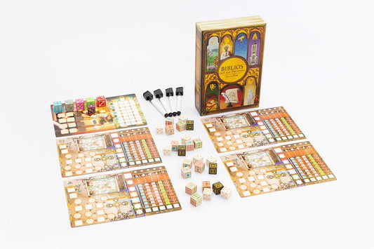 Dr. Finn's Games Biblios - Quill and Parchment, Multi 1