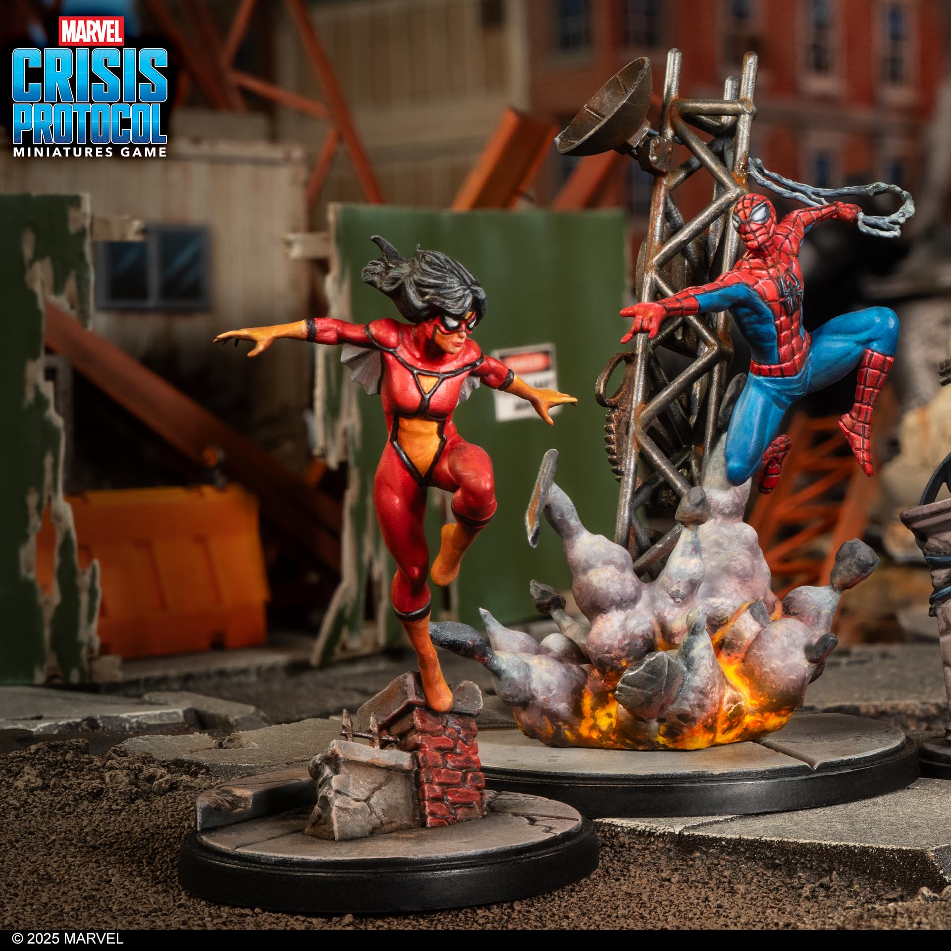 Marvel Crisis Protocol Web Swinging Heroes Miniature Game by Atomic Mass 4