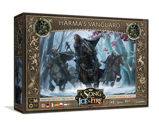 CMON A Song of Ice and Fire Tabletop Miniatures Game Harma's Vanguard Unit Box - Free Folk Mobile Cavalry! Strategy Game for Adults, Ages 14+, 2+ Players, 45-60 Minute Playtime, Made by CMON 1