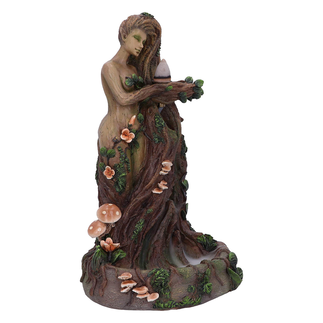 Lady Earth Female Tree Spirit Natural Backflow Incense Burner 23.5cm
