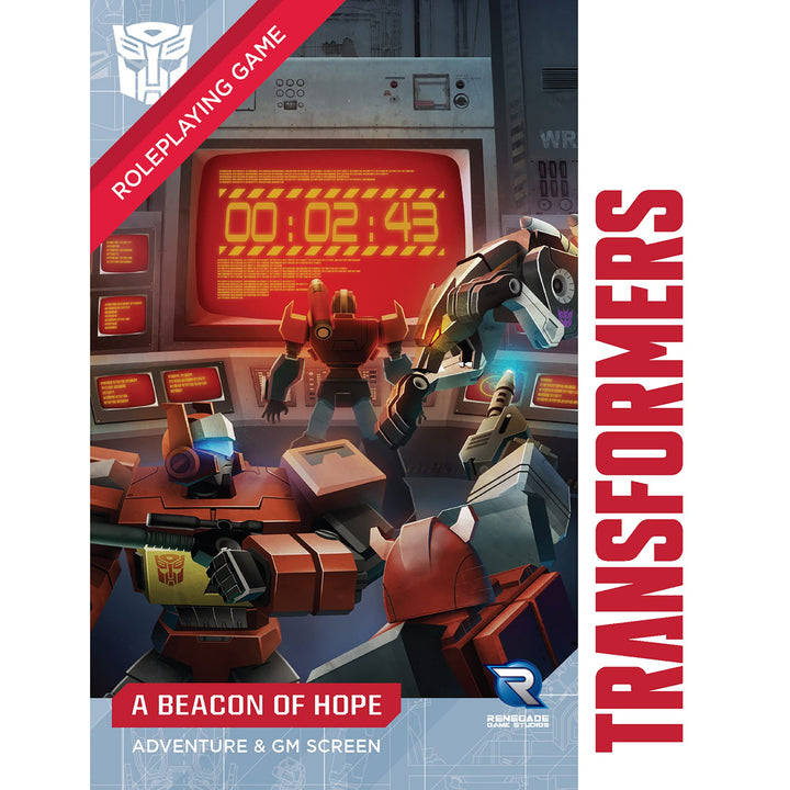 Transformers Roleplaying Game: Beacon Of Hope Adventure & GM Screen - Expansion Adventure For 1st - 2nd Level Players, Includes 36 Page RPG Booklet & Game Master Screen, Tabletop RPG Story & Accessory