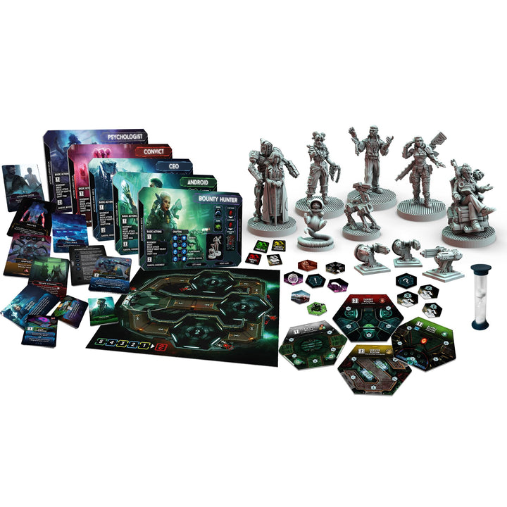 Nemesis Aftermath Board Game - Epilogue Mode Play, 5 New Characters, Added Traits & Shuttle Board, Cooperative Strategy Game for Adults, Ages 14+, 1-5 Players, 45-60 Min Playtime, Made by Rebel Studio