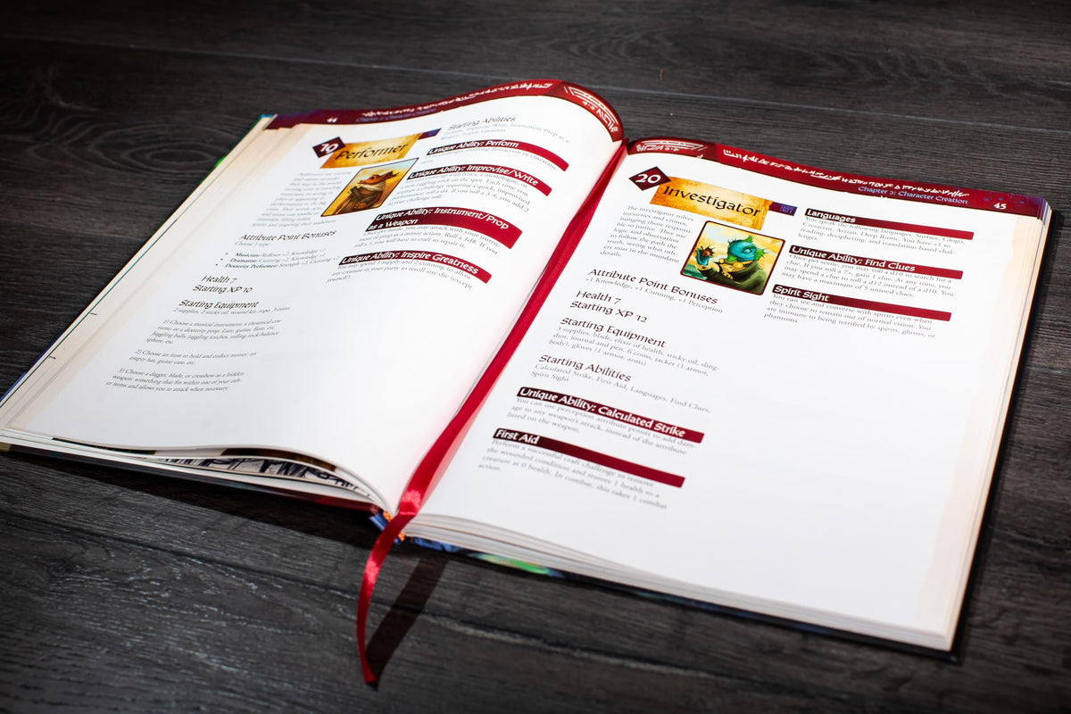 World of Arzium RPG Book Roleplaying Game by Red Raven 4