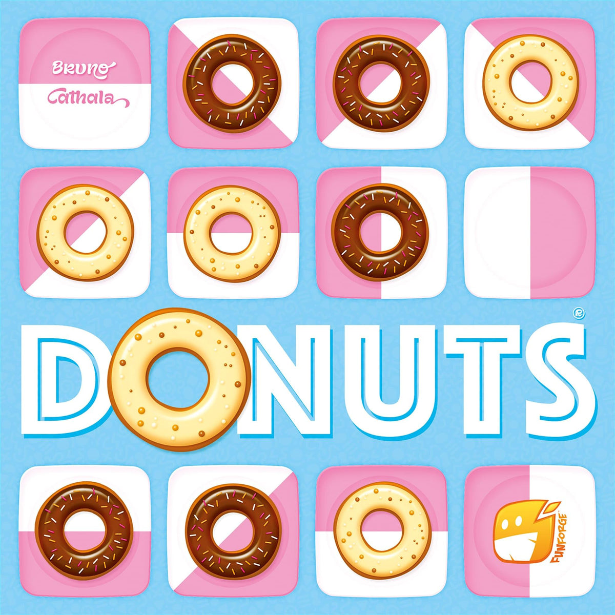 Funforge: Donuts - The Tasty & Tactical Clash for 2 Players, Placement Board Game, Abstract Adult & Family Game, Ages 8+, 10-15 Min 6