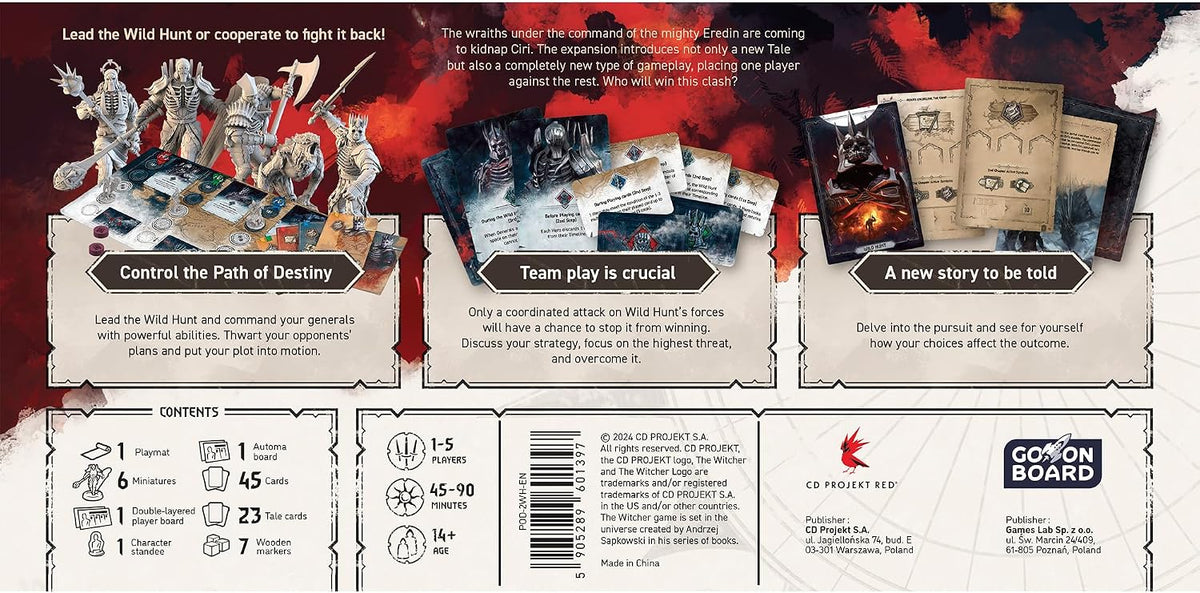 The Witcher Path of Destiny Wild Hunt Board Game Expansion