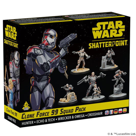 Clone Force 99 Bad Batch Squad Pack Star Wars Shatterpoint Miniature Game by Atomic Mass 1