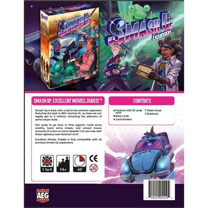 Smash Up Excellent Movies Dudes Board Game by Alderac Entertainment Group 3