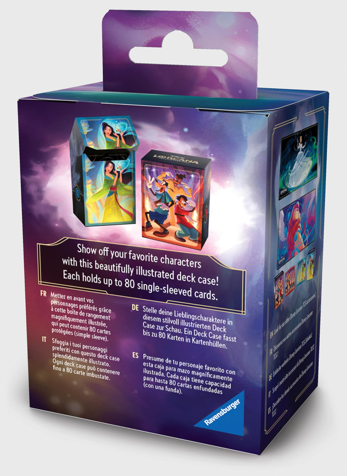Disney Lorcana TCG Deck Case Mulan Set 9 Trading Card Game by Ravensburger 5