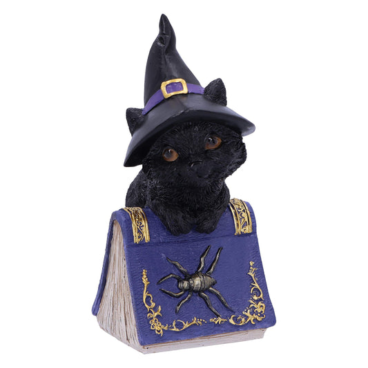 Pocus Small Witches Familiar Black Cat and Spellbook Figurine 12.7cm 1