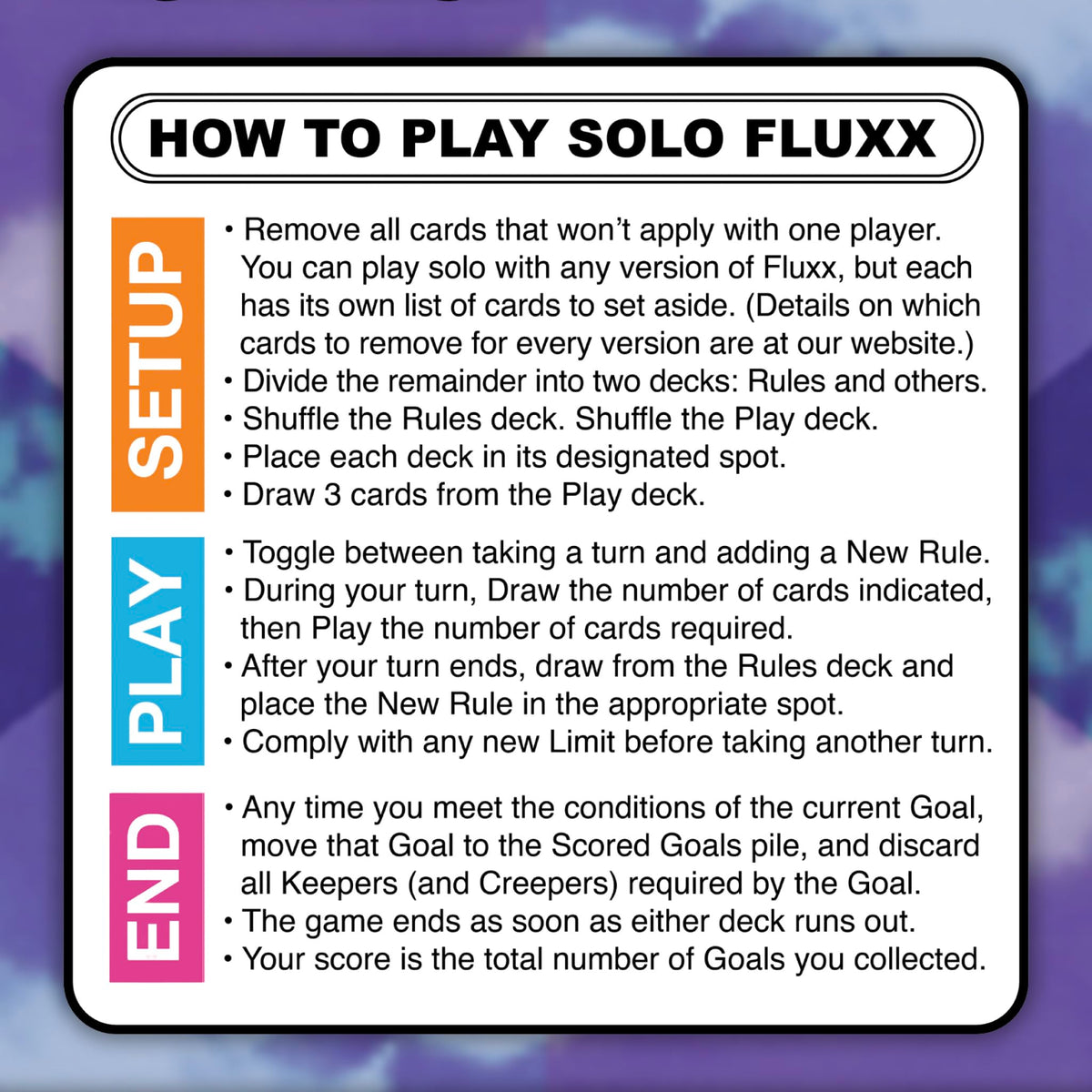 Solo Fluxx Playmat 6