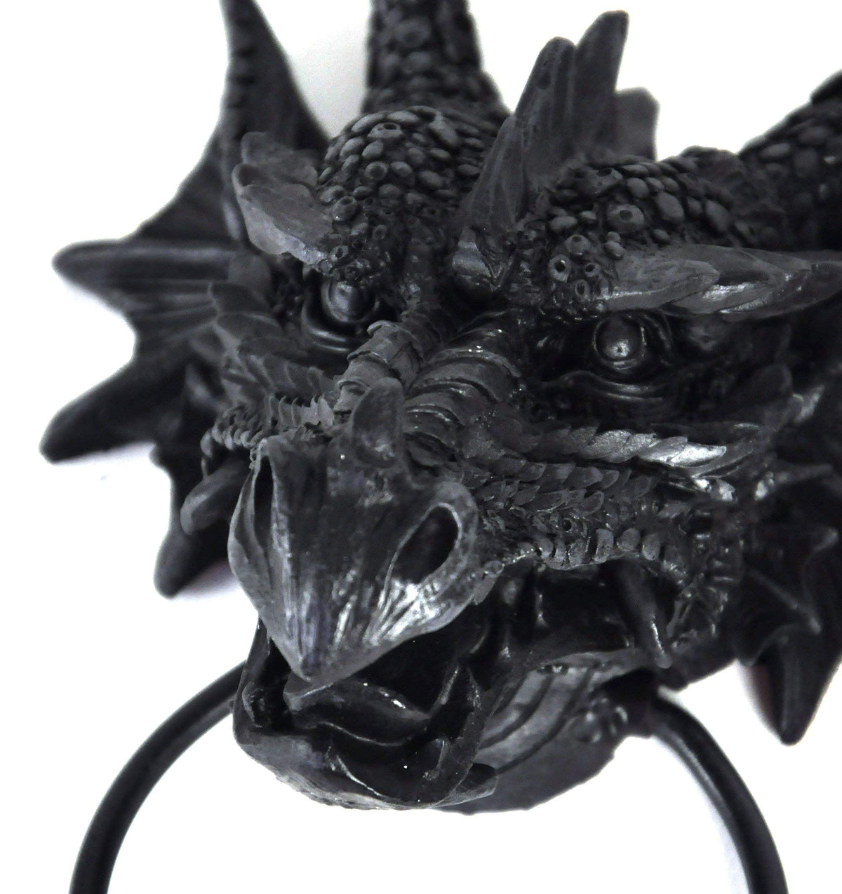 Gothic Black Dragon Door Knocker 20cm 3