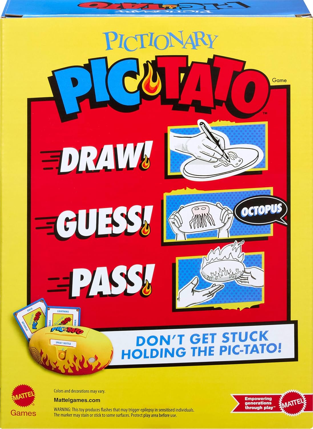 Pictionary Pic Tato Board Game