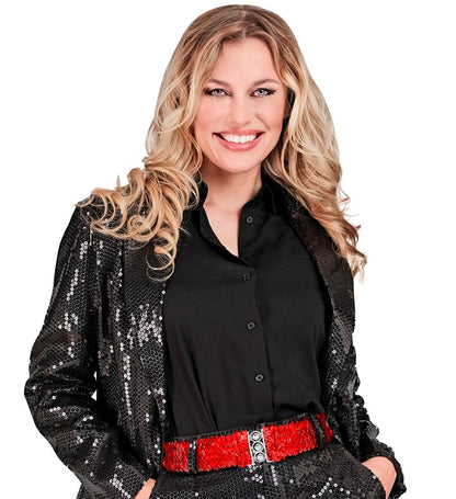 Red Sequin Belt