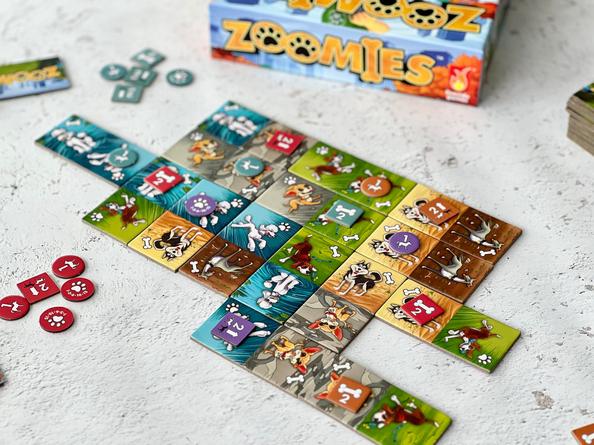 Fireside Games Zoomies – Fast-Paced Dog Walking Family Card Board Game Fun for All Ages Quick Play 2 to 4 Players Ages 10+ 3