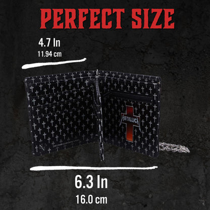 Metallica Master of Puppets Album Wallet with Chain Officially Licensed 10