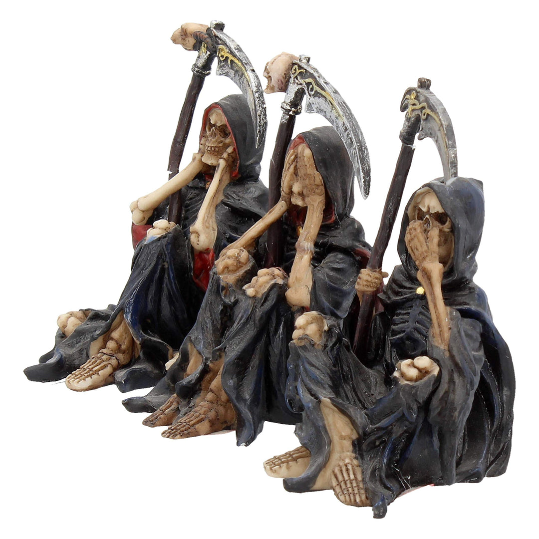 Something Wicked Three Wise Reaper Figurines 9.5cm