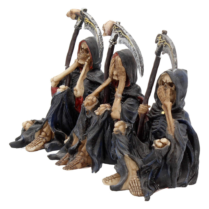 Something Wicked Three Wise Reaper Figurines 9.5cm