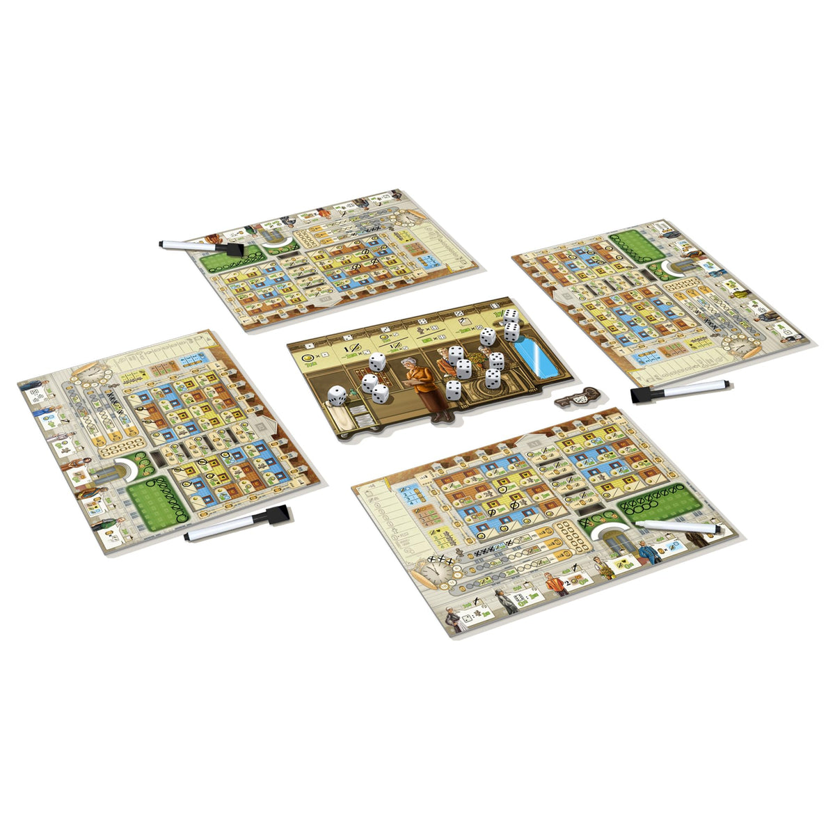 Grand Austria Hotel High Season Roll & Write Board Game Set in Vienna 2