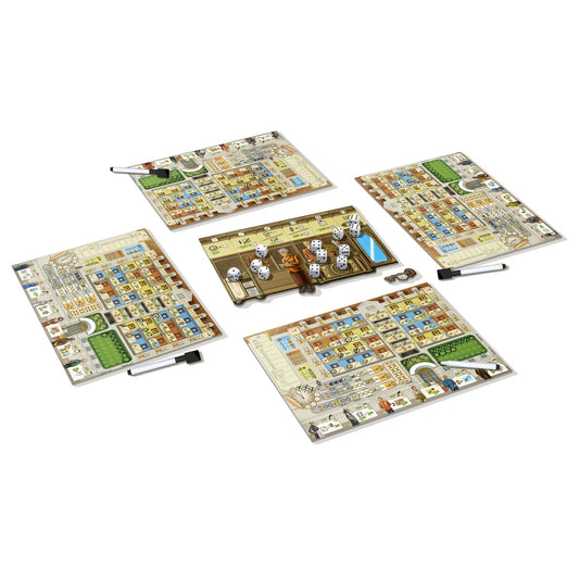 Grand Austria Hotel High Season Roll & Write Board Game Set in Vienna 2
