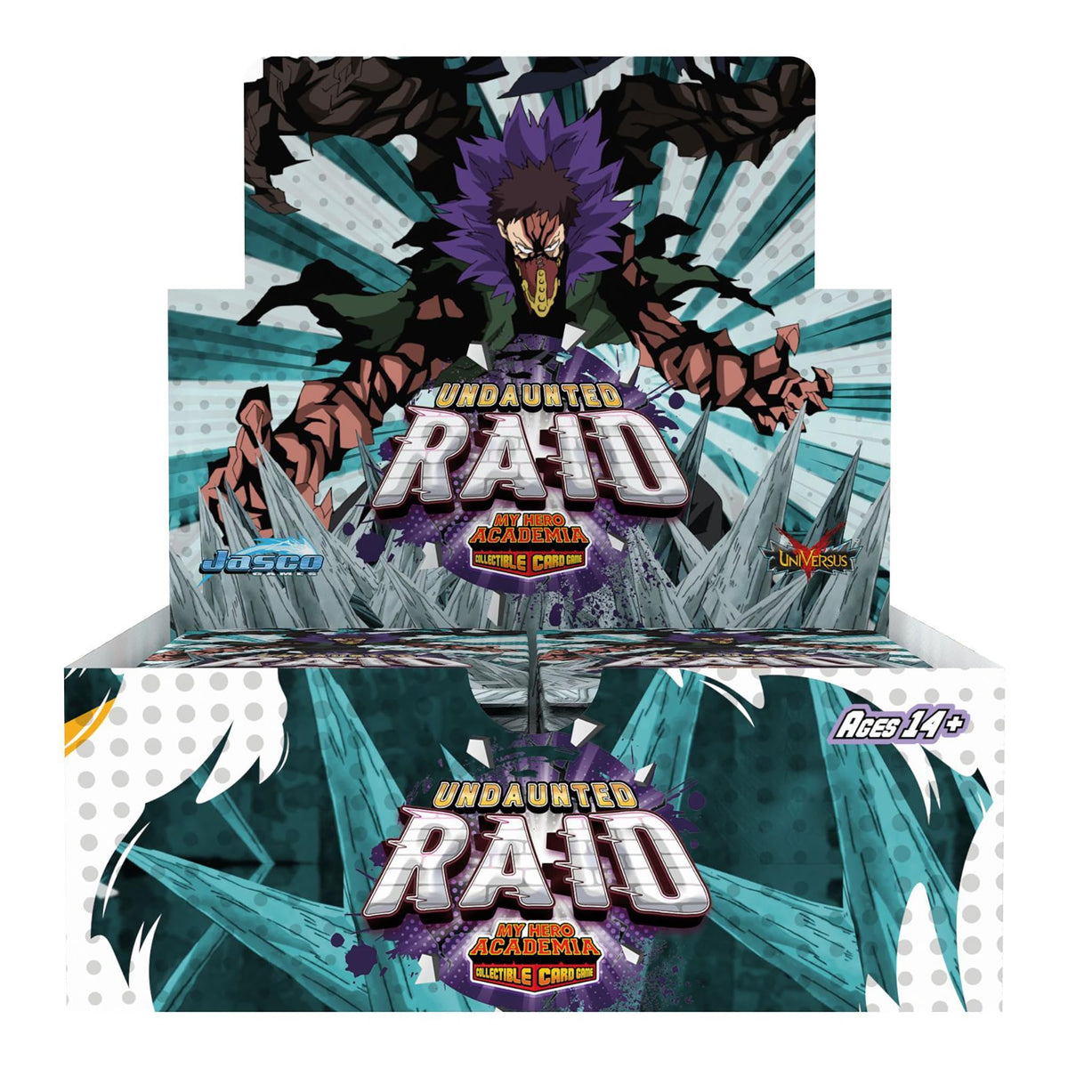Jasco My Hero Academia Collectible Card Game Series 5: Undaunted Raid Booster Display - Contains 24 Expansion Packs of 11-Cards, Trading Card Game 6