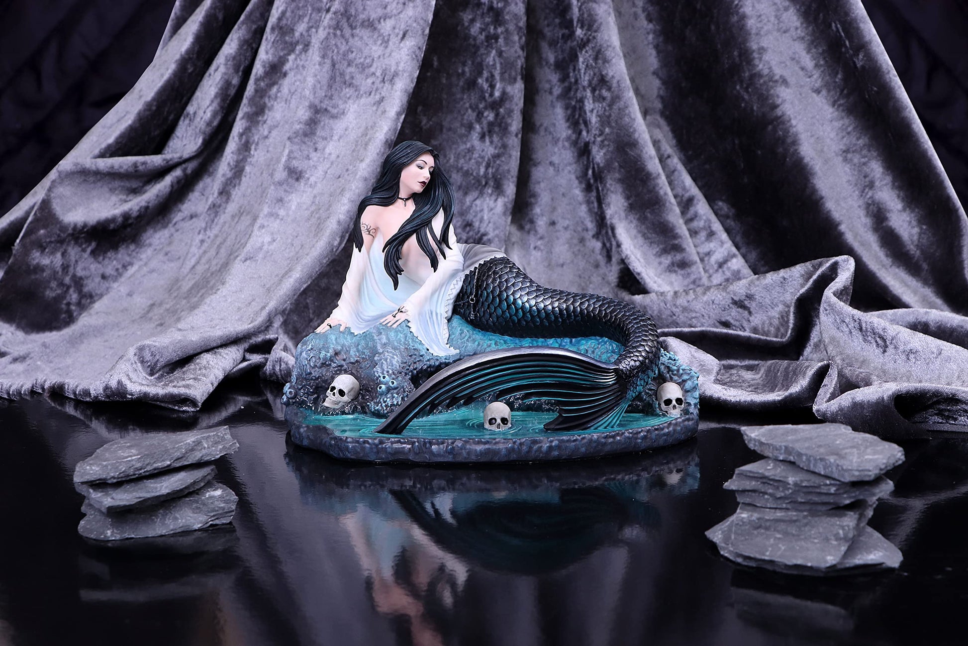 Sirens Lament Mermaid Enchantress Figurine by Anne Stokes 22cm 7