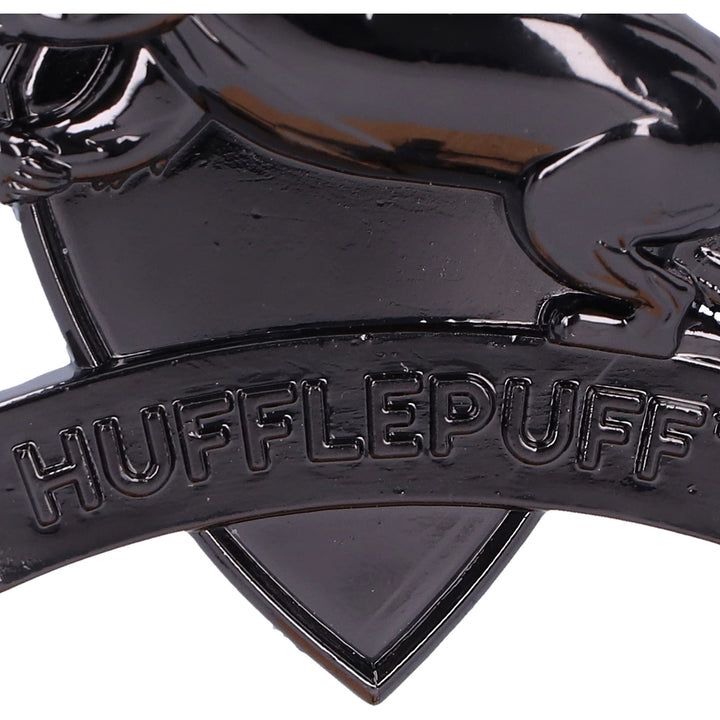 Harry Potter Hufflepuff Crest Silver Weighted Hanging Ornament 6cm