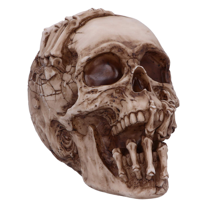 Breaking Out Skull Skeleton Ornament 20cm