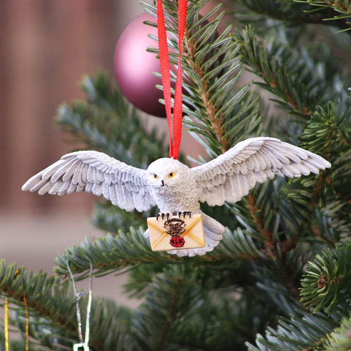 Harry Potter Hedwig Hanging Festive Decorative Ornament 13cm