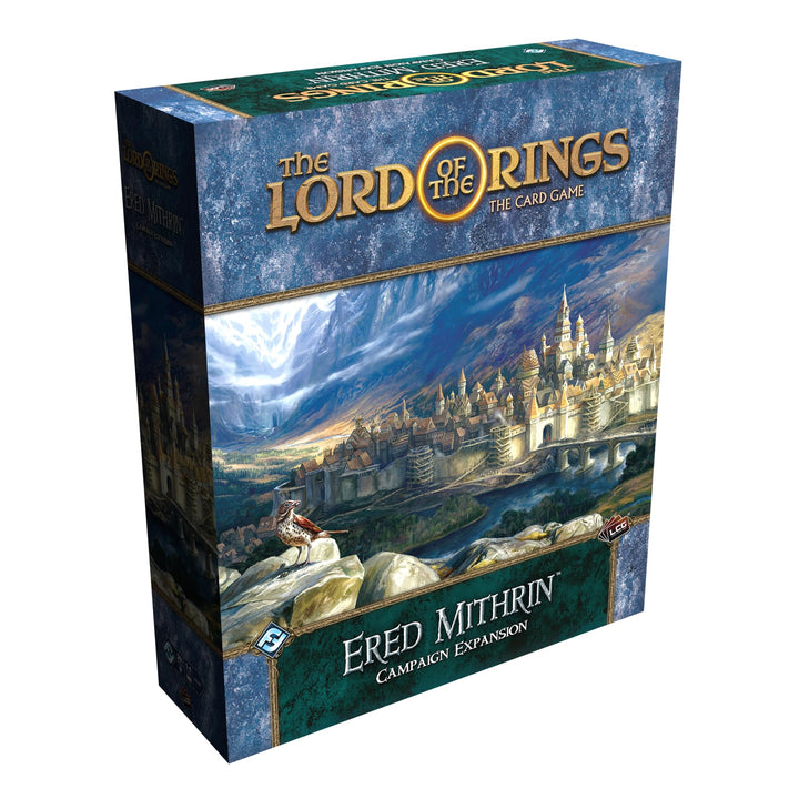 Fantasy Flight Games The Lord of The Rings The Card Game Ered Mithrin Campaign Expansion - Cooperative Adventure Game, Strategy Game, Ages 14+, 1-4 Players, 30-120 Min Playtime, Made