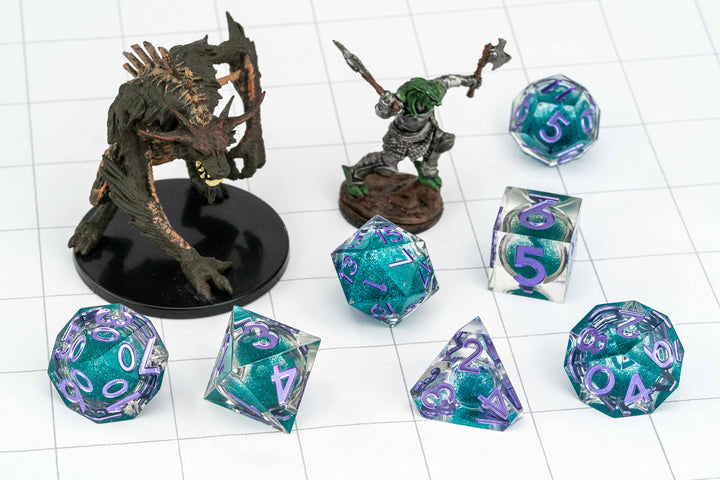 FanRoll by Metallic Dice Games Elixir Liquid Core Dice Set