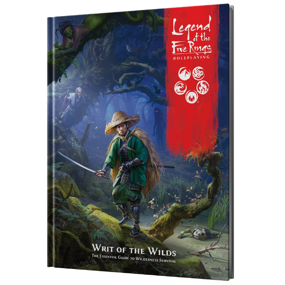 Legend of The Five Rings Roleplaying Game Writ of The Wilds SOURCEBOOK | Adventure Strategy Game| Ages 14+ | 3-5 Players | Average Playtime 2 Hours | Made by EDGE Studio, Multicolor (ESL5R16EN)