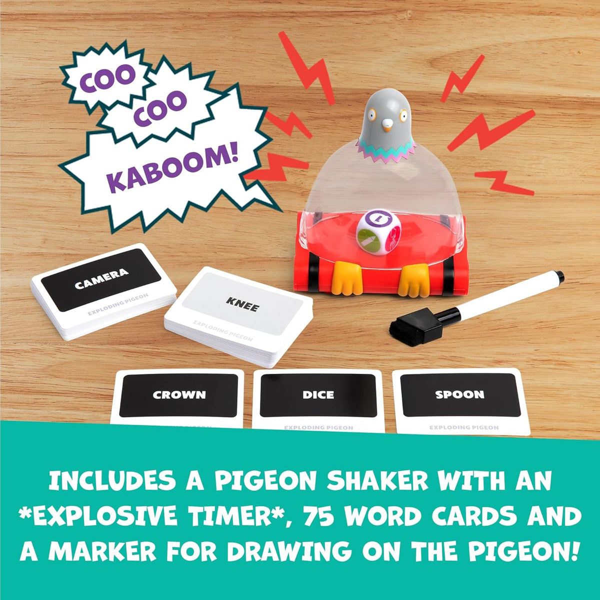 Exploding Pigeon Card Game