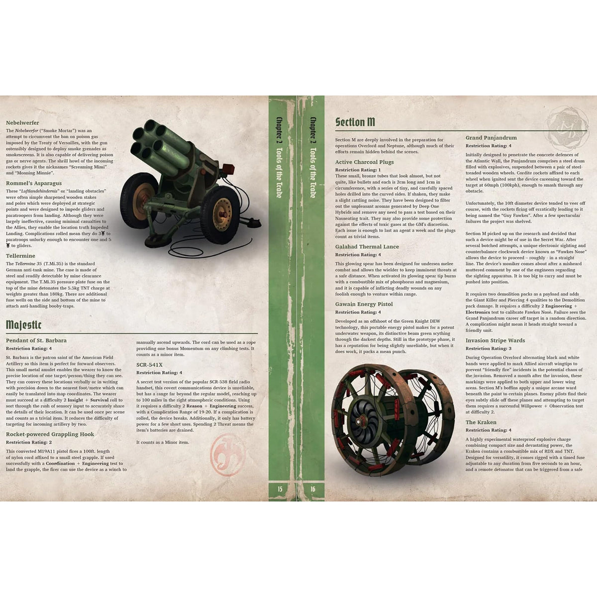 Achtung Cthulhu 2d20 D Day the Darkest Day Roleplaying Game 4