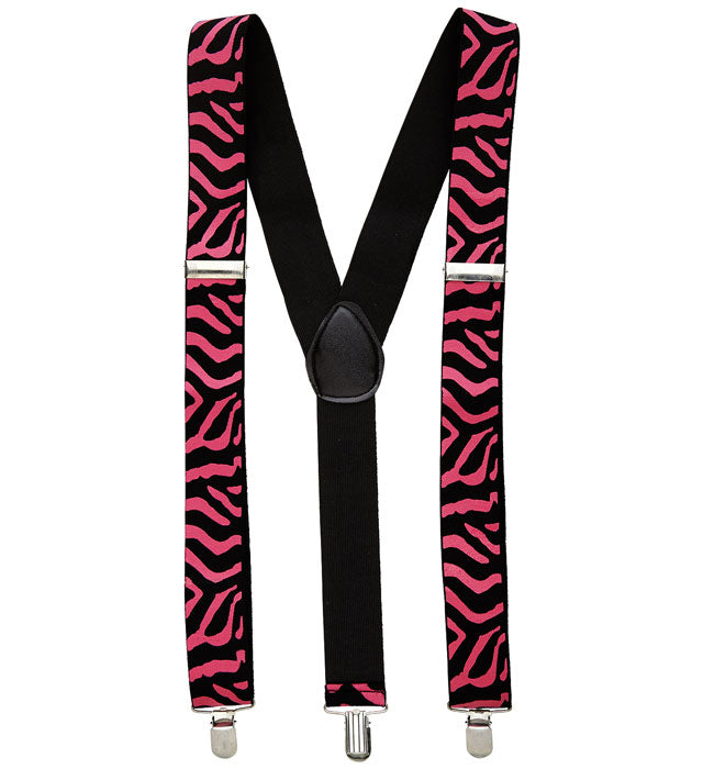 Pink Zebra Braces