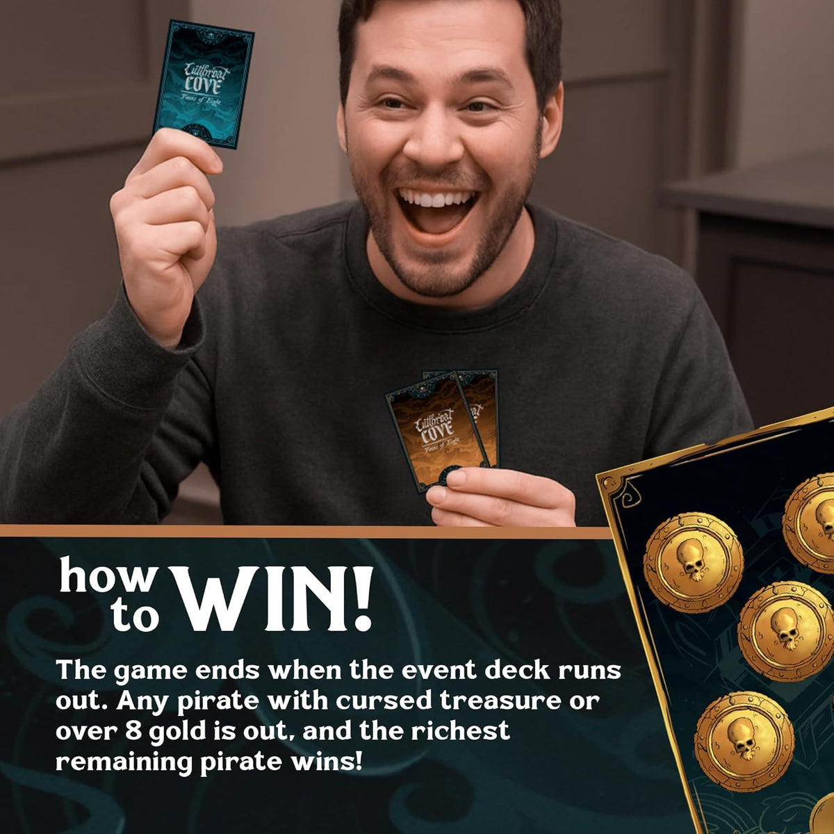 Cutthroat Cove Pieces of Eight Card Game