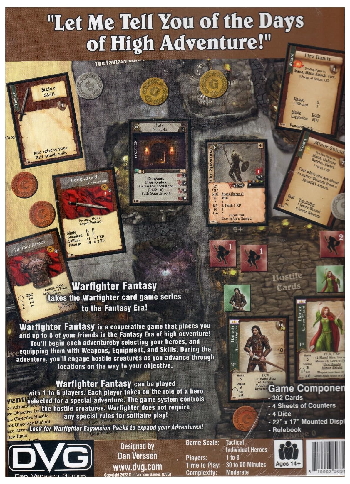 Dan Verssen Games Warfighter: The Fantasy Card Game 2