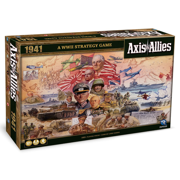 Renegade Game Studios Axis & Allies: 1941 - A WWII Strategy Board Game, Renegade Game Studios, Epic War Game Set in 1941, Struggle for Supremacy, Ages 12+, 2-5 Players, 1-3 Hour Playing Time