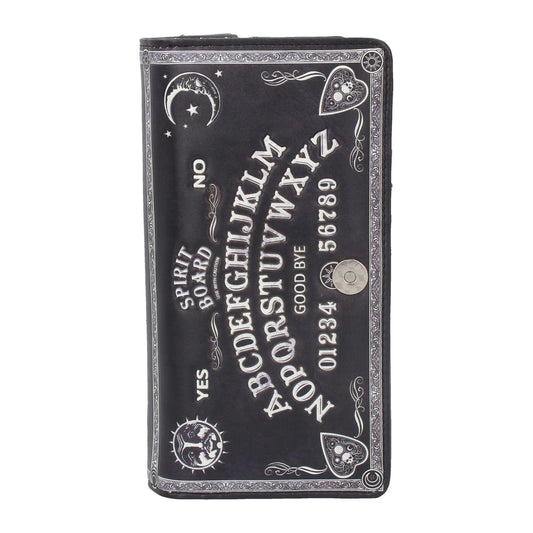 Spirit Board Embossed Purse Ouija Wallet Black 18.5cm Nemesis Now 2
