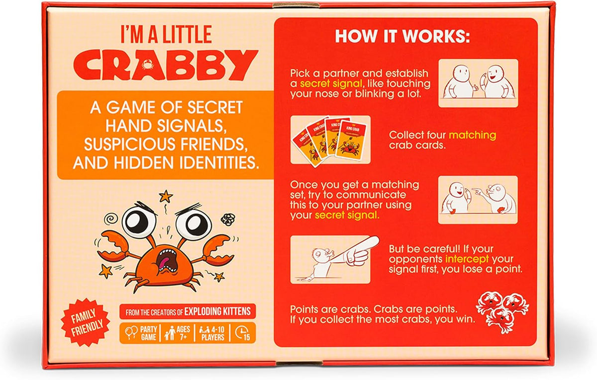 IM a Little Crabby Card Game