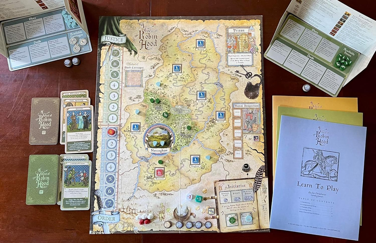 A Gest of Robin Hood Board Game