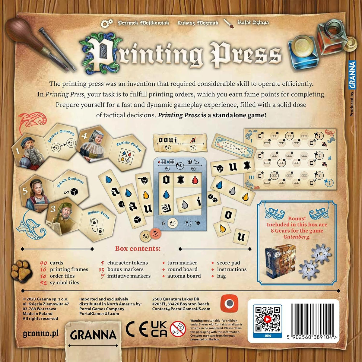 Printing Press by Portal Games - Family Game 4