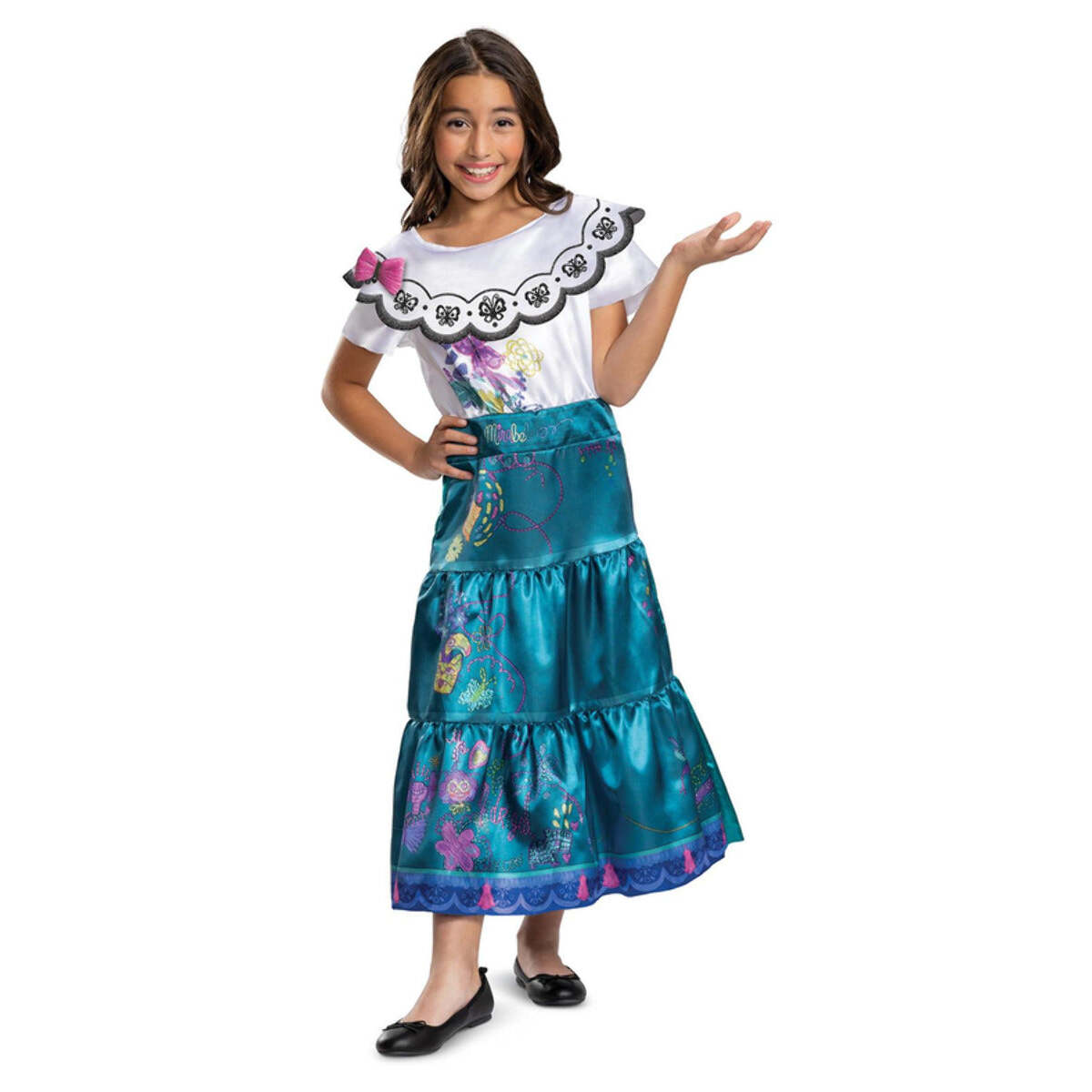 Disney Encanto Mirabel Deluxe Costume Child Dress 1
