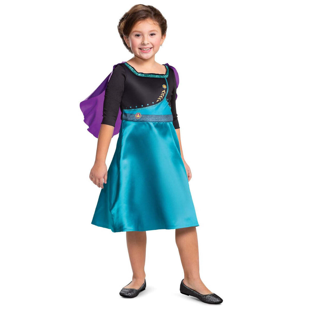 Disney Queen Frozen Anna Costume Child Dress and Cape 1