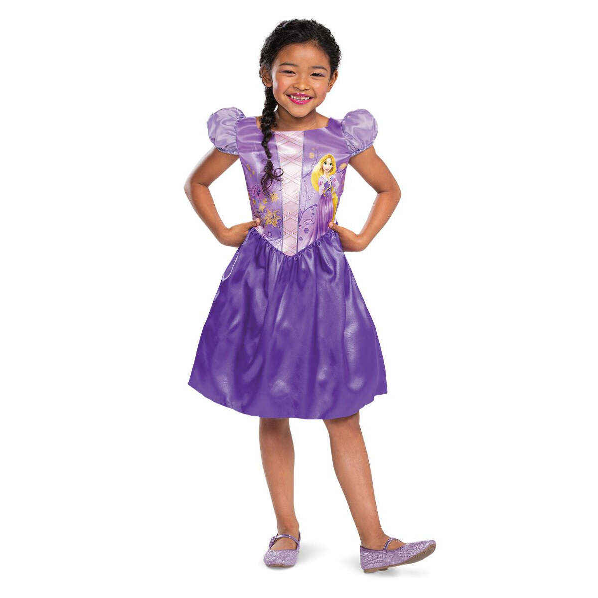 Disney Tangled Rapunzel Costume Child Purple Dress 1