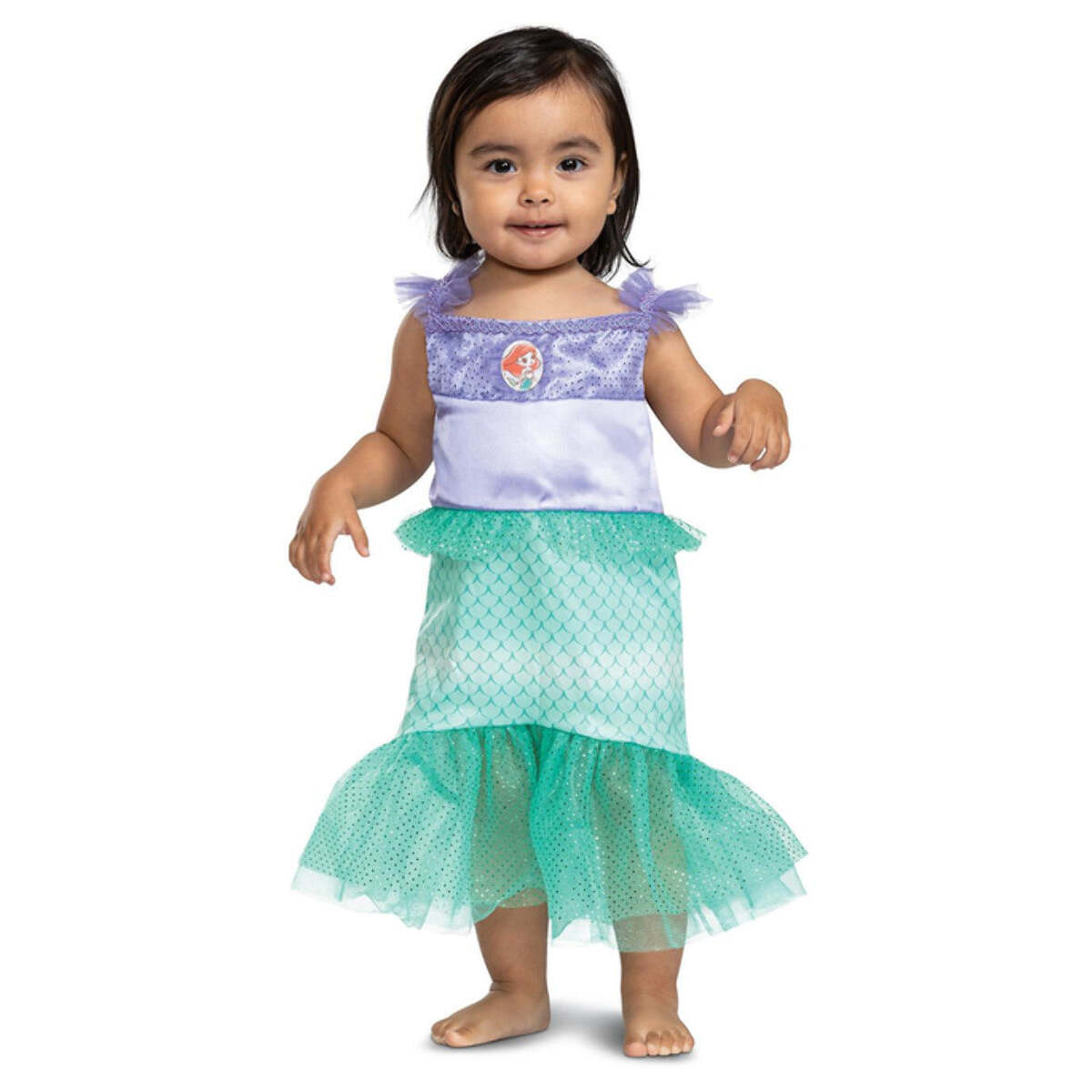 Disney The Little Mermaid Ariel Classic Costume Baby Dress with Cameo 1
