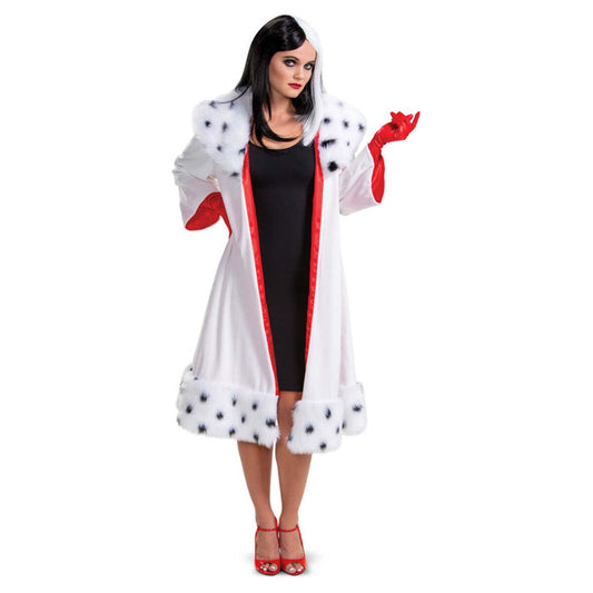 Disney Villains Cruella Classic Costume Adult Coat Gloves 1