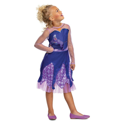 Disney Villains Ursula Classic Costume Child Purple and Blue Dress 1