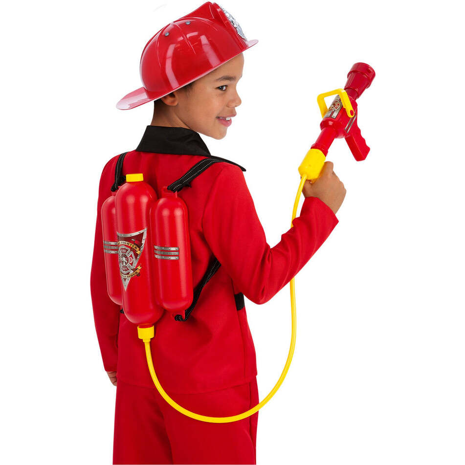 Firefighter Super Soaker Kit Kids Long Range Backpack and Hat 1